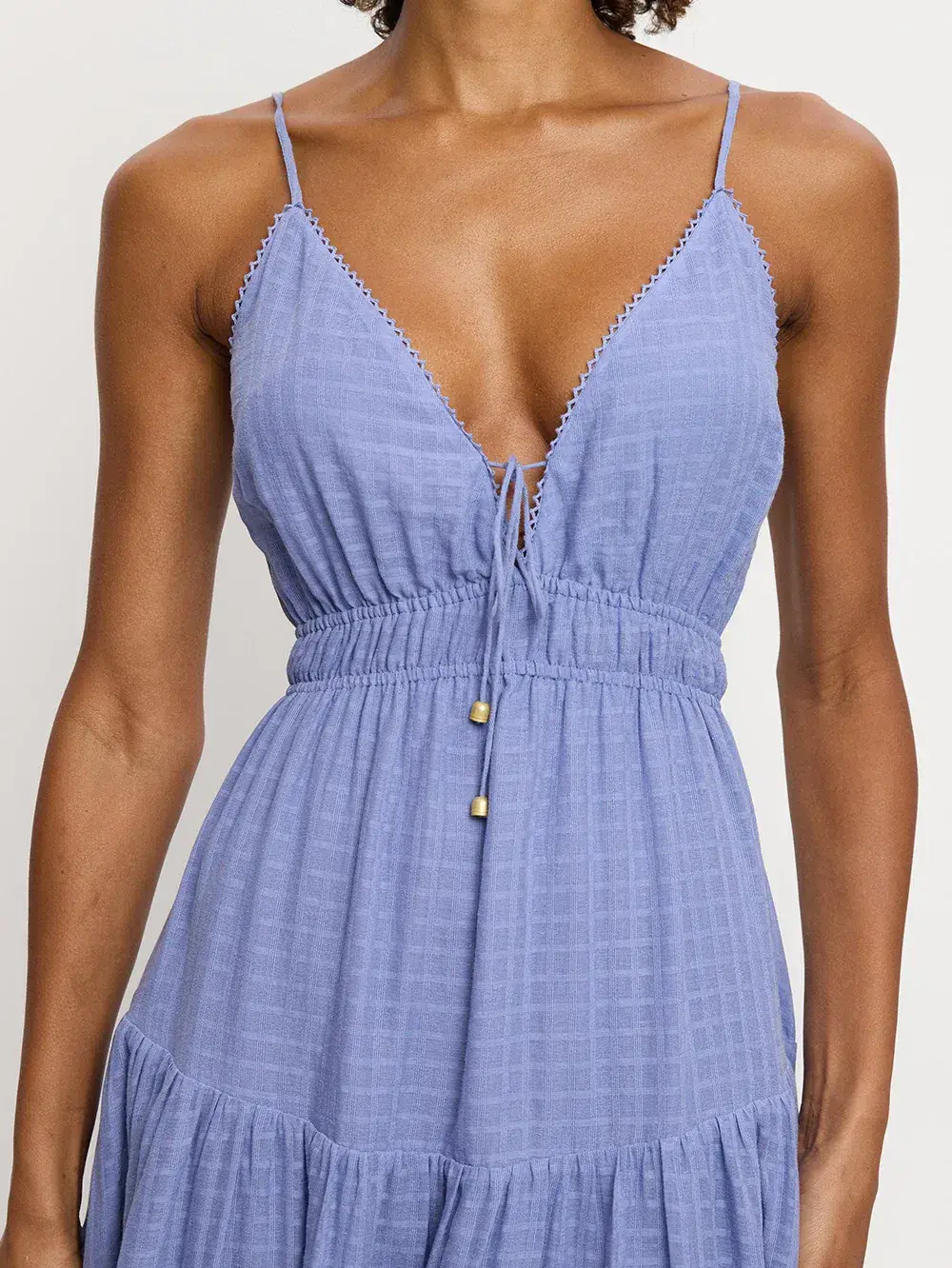 Kivari Chantelle Maxi Dress Purple Size AU 6 for rent on The Volte - main image