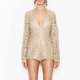 Alice McCall - Gold Digger playsuit size 8 for rent on The Volte - image 2