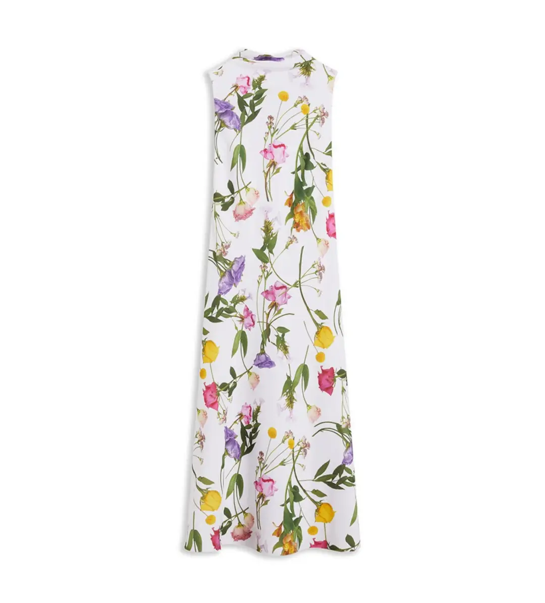 Ted Baker Addilin Cowl Neck Slip Midi Dress White Floral Size 2 AU 10 for rent on The Volte - main image
