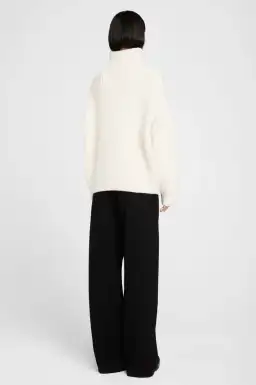Anine Bing Sydney Sweater in Cream Size XS / AU 8 for rent on The Volte - image 2