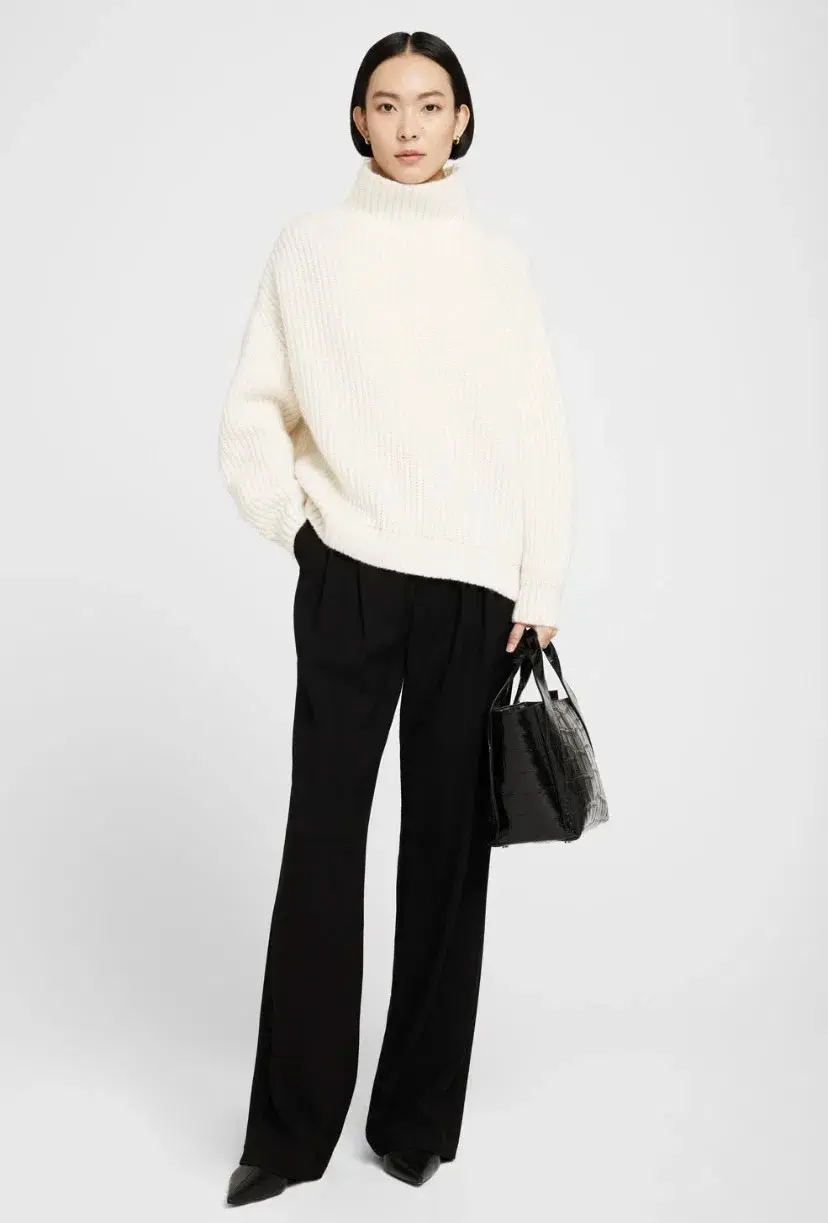 Anine Bing Sydney Sweater in Cream Size XS / AU 8 for rent on The Volte - main image