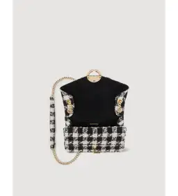 Sandro Yza Houndstooth Tweed Bag for rent on The Volte - image 5