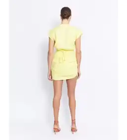Pfeiffer Apollo Mini Dress Yellow Size 8 for rent on The Volte - image 2