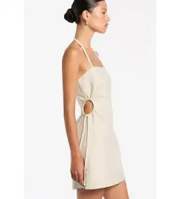 Sir the Label D'Orsay Corded Strapless Mini Dress Ecru Size 0P AU 4 for rent on The Volte - image 2