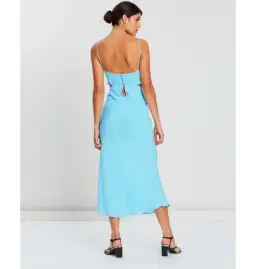 Bec & Bridge Marine Dreams Midi Dress Blue Size 6 for rent on The Volte - image 3