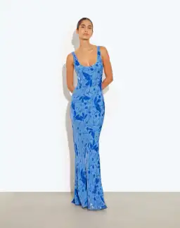 Rat & Boa Inez Maxi Dress Blue Size XXS / AU 4 for rent on The Volte - image 1