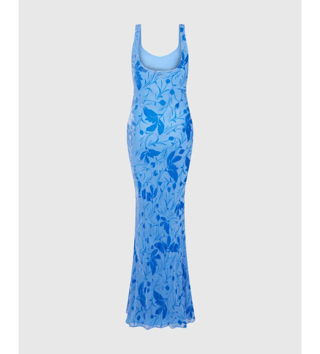 Rat & Boa Inez Maxi Dress Blue Print Size L/AU 12 for rent on The Volte - main image