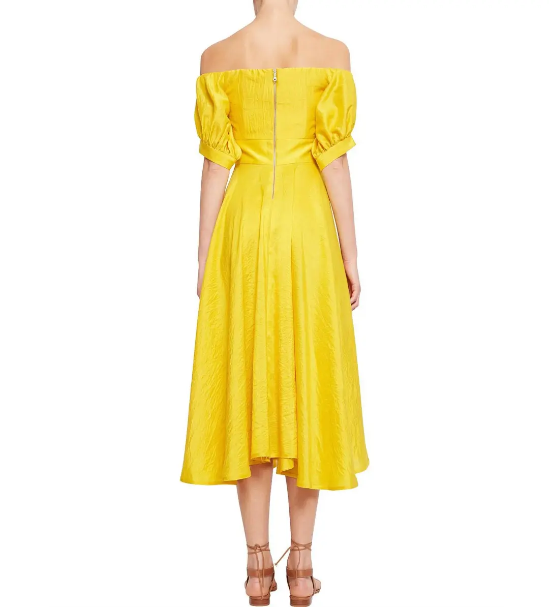 Kit X Unearthed Knot Midi Dress Jackfruit Size 12 for rent on The Volte - main image