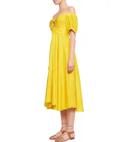 Kit X Unearthed Knot Midi Dress Jackfruit Size 12 for rent on The Volte - image 2