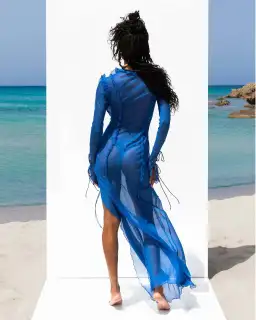 Rat & Boa Farretti Maxi Dress Blue Size XS / AU 6 for rent on The Volte - image 2