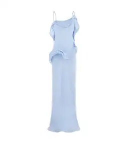 Selezza London Chiffon Maxi Dress Baby Blue Size AU 6 for rent on The Volte - image 6