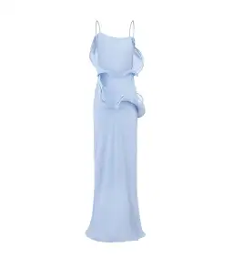 Selezza London Chiffon Maxi Dress Baby Blue Size AU 6 for rent on The Volte - image 7