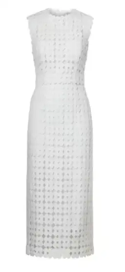 Scanlan Theodore Daisy Lace Midi Dress White Size 8 for rent on The Volte - image 3