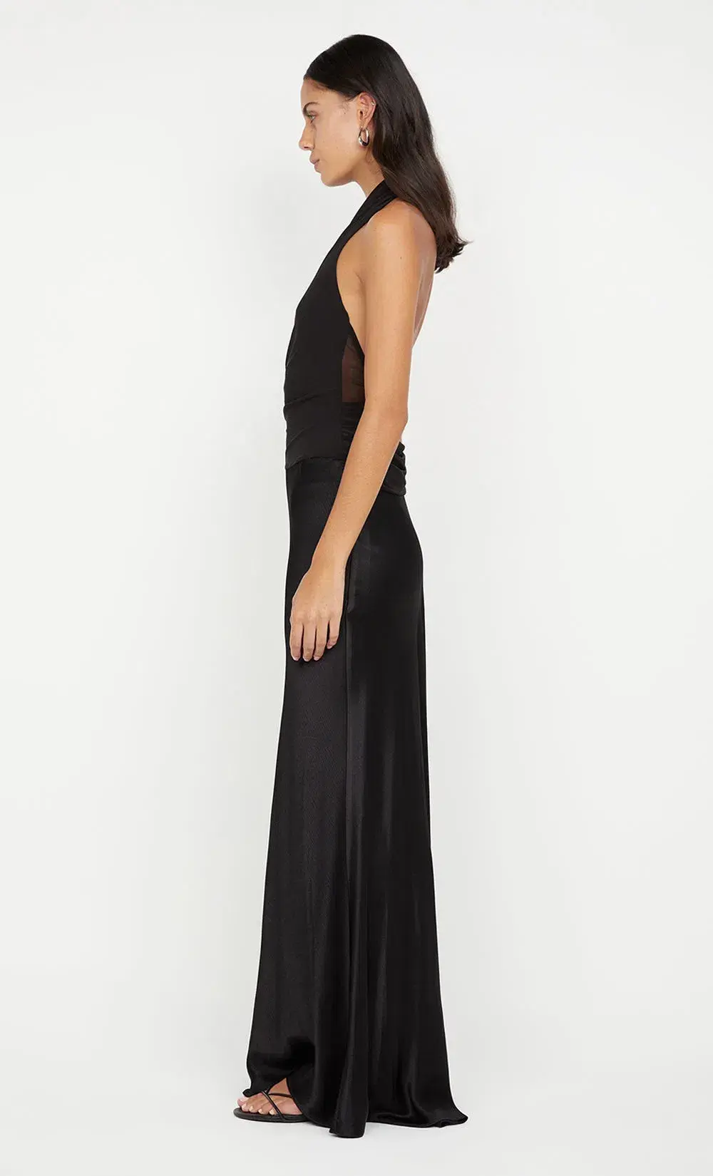 Bec & Bridge Ida Halter Maxi Dress Black Size Us 4 / Size Au 8 for rent on The Volte - main image