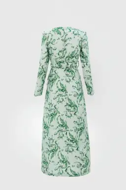 Justin Tong Eleanor Maxi Dress Green Size 8 for rent on The Volte - image 6