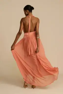 Arcina Ori Serena Dress Coral Size M / AU 10 for rent on The Volte - image 3