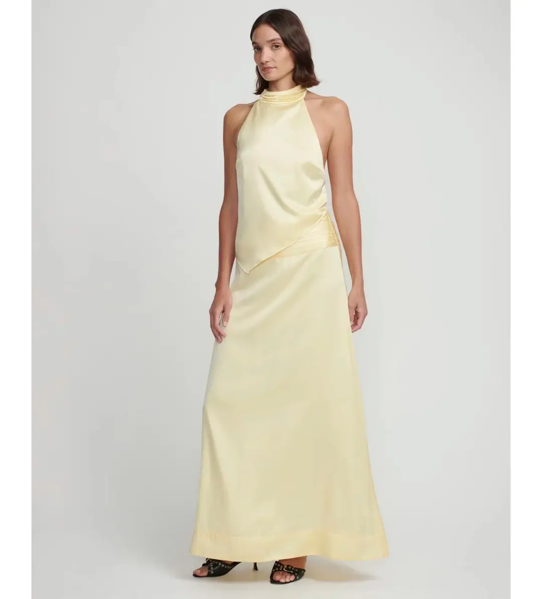 Hansen and Gretel Blair Skirt in Butter Size 10 for rent on The Volte - main image