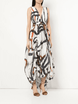 Aje AWELYE MULTI Belize Maxi Dress size 14