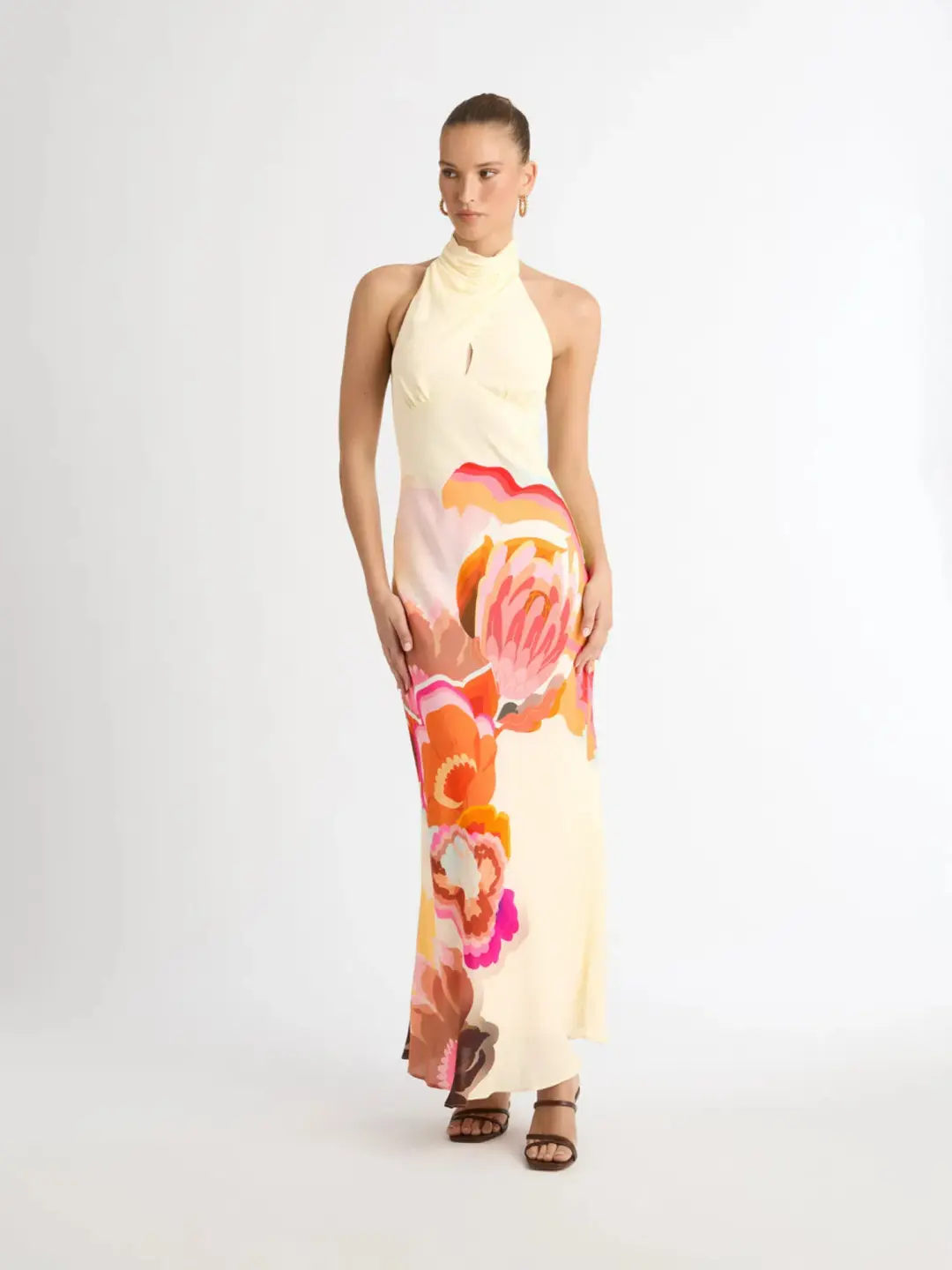 Sheike Camila Floral Maxi Dress Floral Size 18 for rent on The Volte - main image