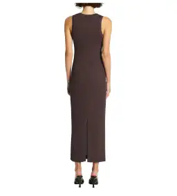 Sass & Bide Detour Rib Maxi Dress Chocolate Size 8/XS for rent on The Volte - image 3