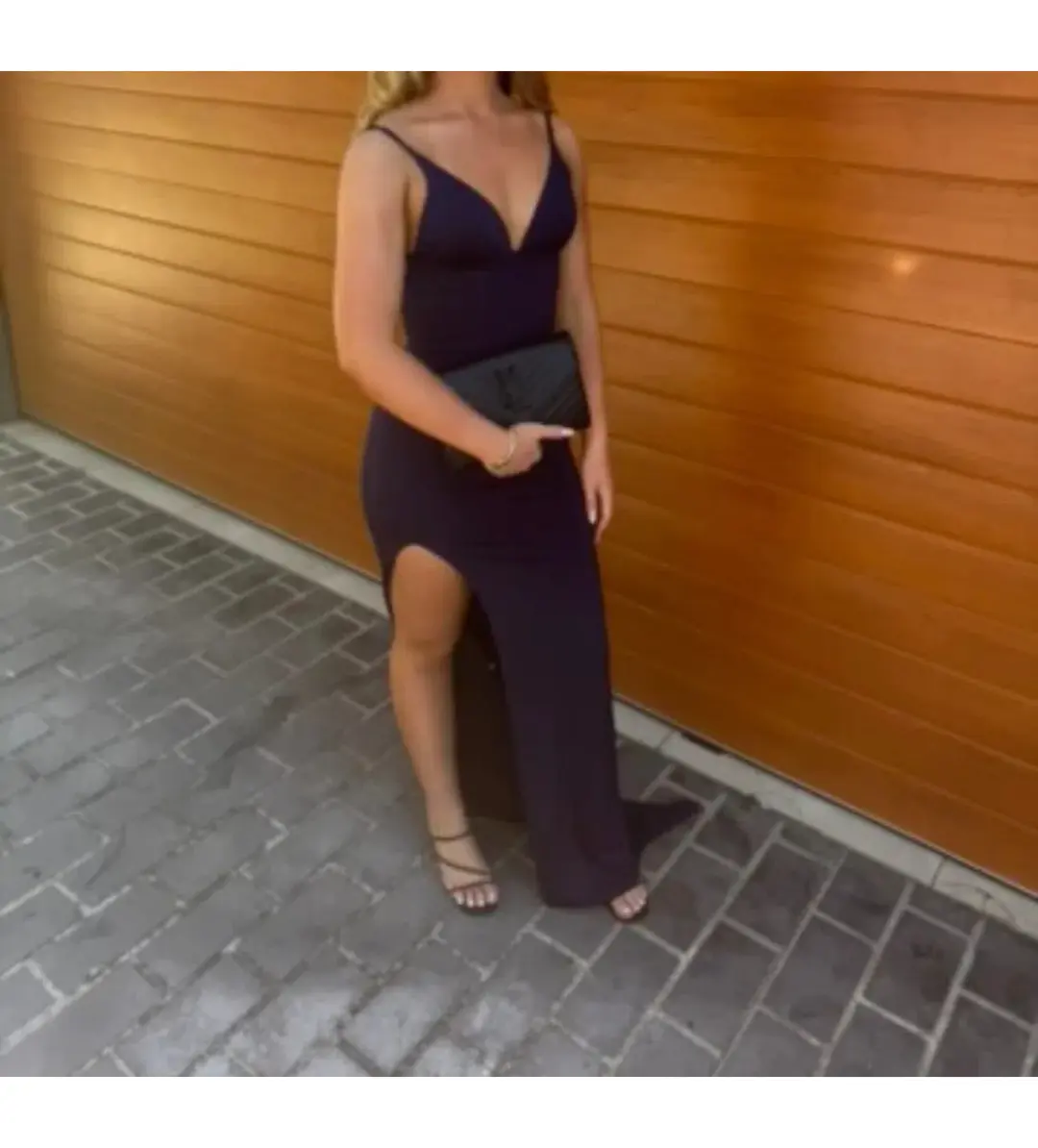 Amy Taylor Custom Gown Navy Custom Size 8/S for rent on The Volte - main image