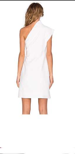 Acler Angus Dress in Ivory size 8 for rent on The Volte - image 3