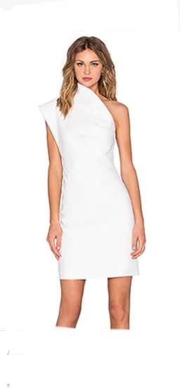 Acler Angus Dress in Ivory size 8 for rent on The Volte - image 1