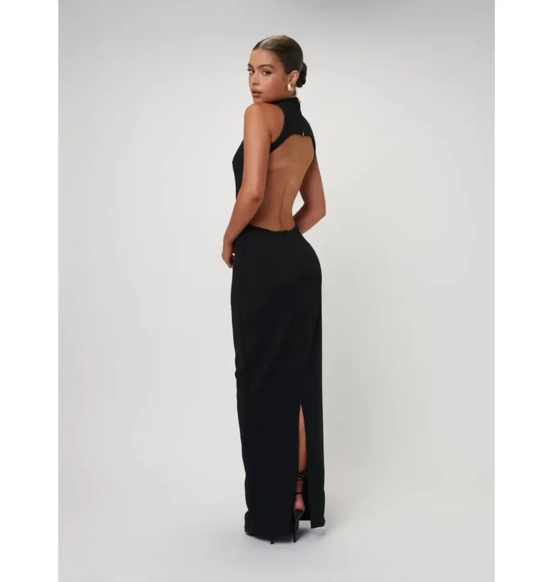 Effie Kats Ambre Gown Black for rent on The Volte - main image