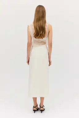 Bianca Spender Cream Organza Cezanne Top Size 10/M for rent on The Volte - image 8