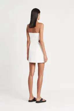 Sir The Label Jacque Strapless Mini Dress Ivory Size AU 8 for rent on The Volte - image 2