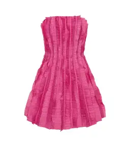 Aje Hybrid Sleeveless Mini Dress Fuchsia Rose Size 6 for rent on The Volte - image 6
