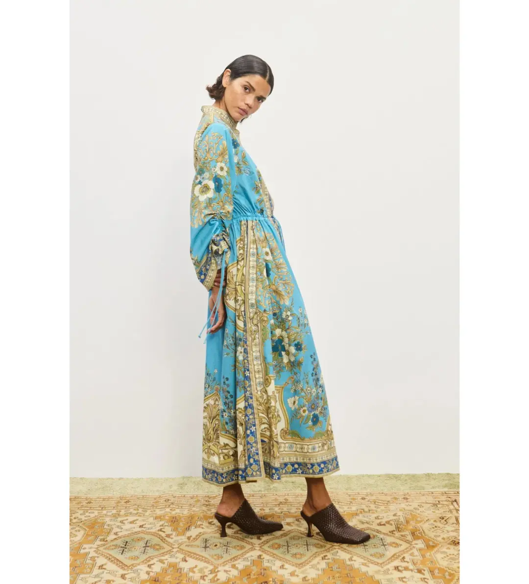 Alemais Cassie Pool Midi Dress Multi Size 10 for rent on The Volte - main image