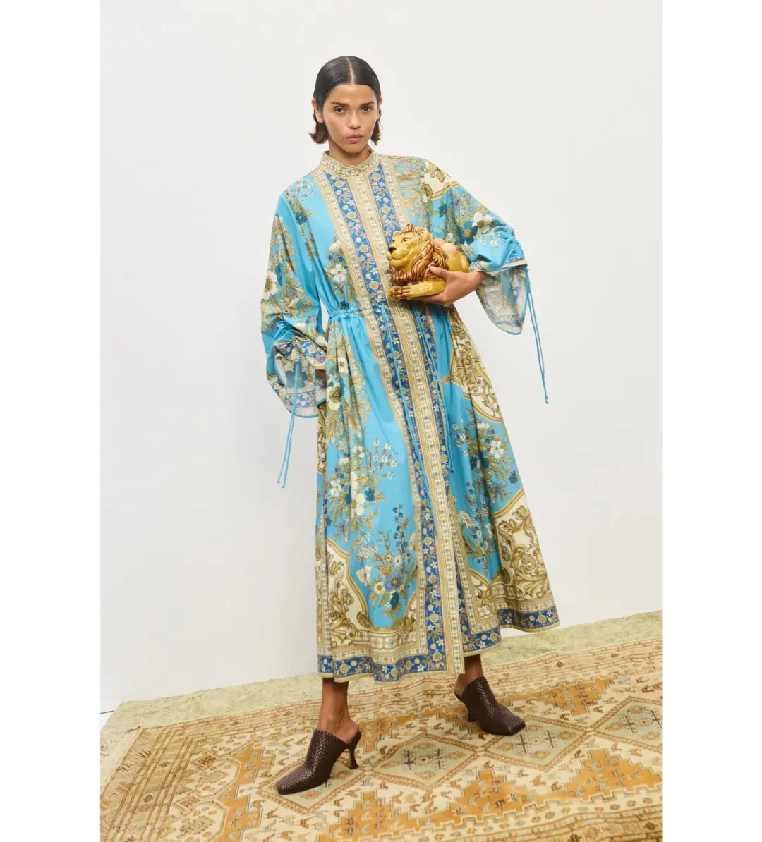 Alemais Cassie Pool Midi Dress Multi Size 10 for rent on The Volte - main image