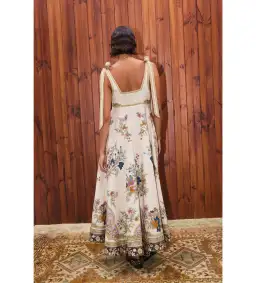 Antoinette Ballet Sundress Maxi Dress Multi Size 14 for rent on The Volte - image 4