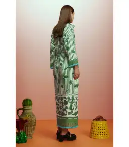 Alémais Lula Midi Dress Green Size AU 14 for rent on The Volte - image 4