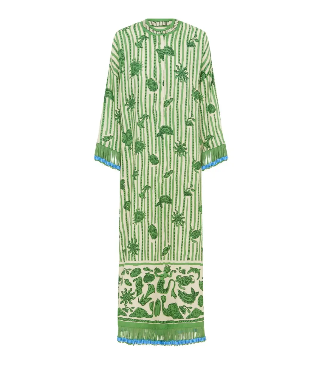 Alémais Lula Midi Dress Green Size AU 14 for rent on The Volte - main image