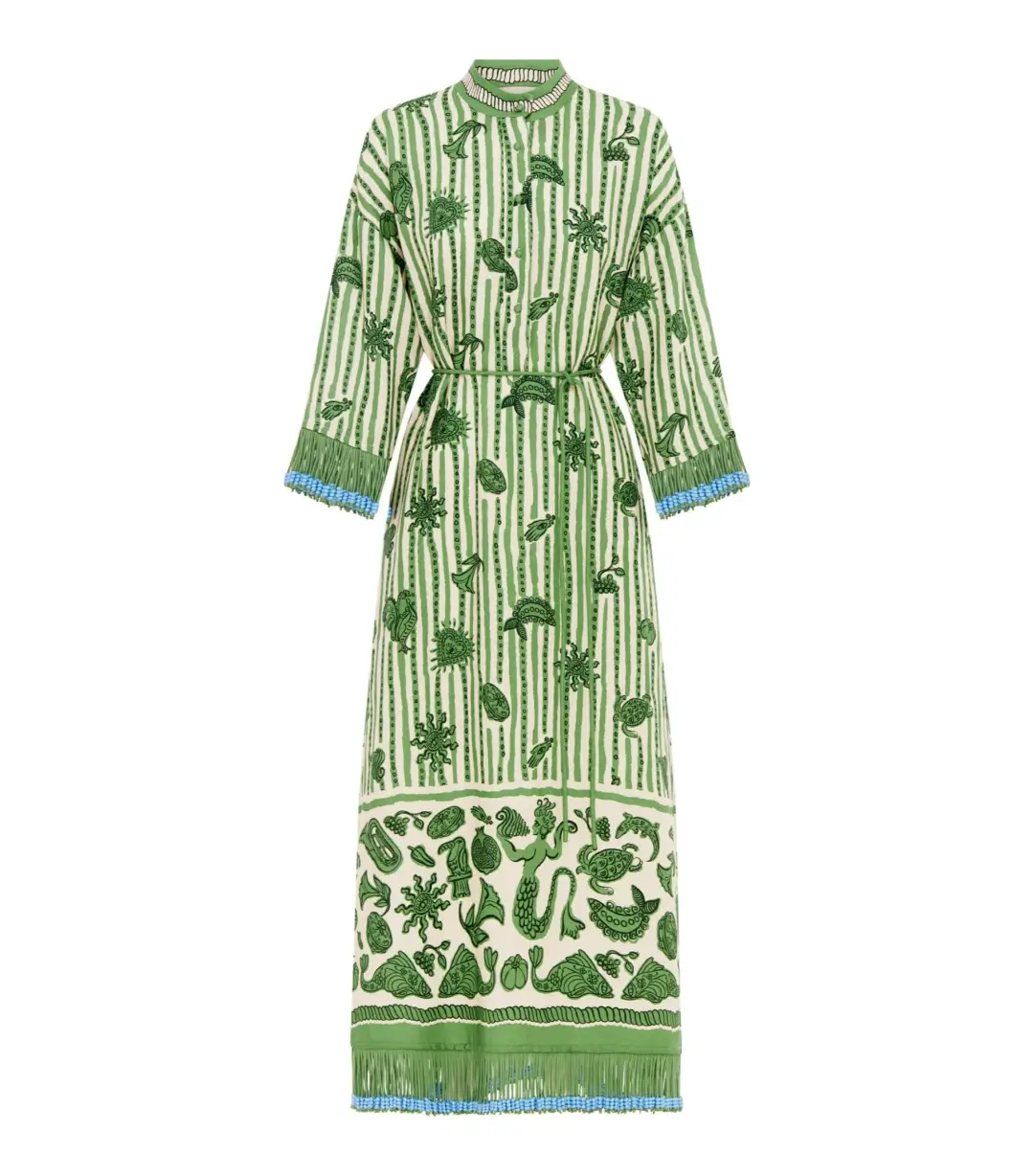 Alémais Lula Midi Dress Green Size AU 14 for rent on The Volte - main image