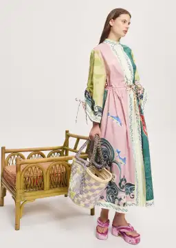 Alémais Rochester Midi Shirtdress Multi Size 16 for rent on The Volte - image 2