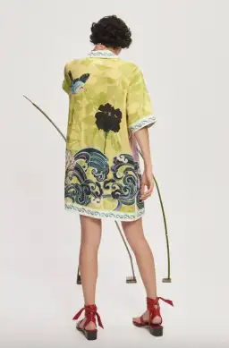 Alémais Rochester Mini Shirtdress Multi Size 16 for rent on The Volte - image 3