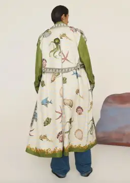 Alémais Bath House Trench Print Size 16 for rent on The Volte - image 3