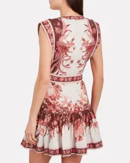 Zimmermann Wavelength Fluted Dress Print Size 12 for rent on The Volte - image 2