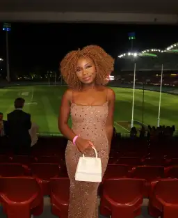 Oh Polly Antonella Dress Maxi Brown Size AU 6 for rent on The Volte - image 4