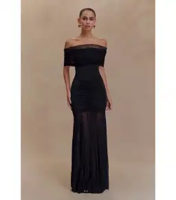 Meshki Caspian Maxi Dress Black Size XS / AU 6 for rent on The Volte - image 1