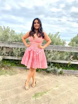 Thurley Hayley's Comet Dress Pink Size 12 for rent on The Volte - image 1