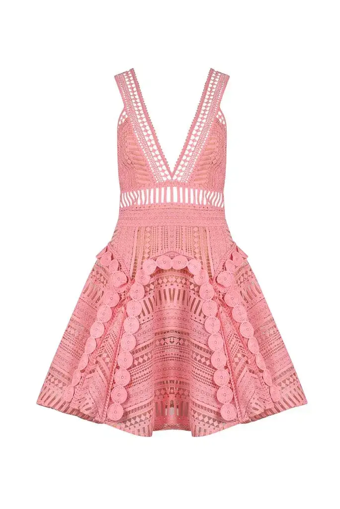 Thurley Hayley's Comet Dress Pink Size 12 for rent on The Volte - main image