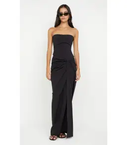 Bec & Bridge Domenic Strapless Dress Black Size AU 6 for rent on The Volte - image 2