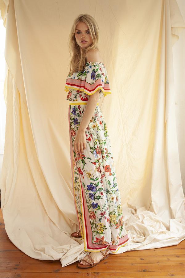 Coco Ribbon Here Comes the Sun Maxi Dress size 10 for rent on The Volte - main image