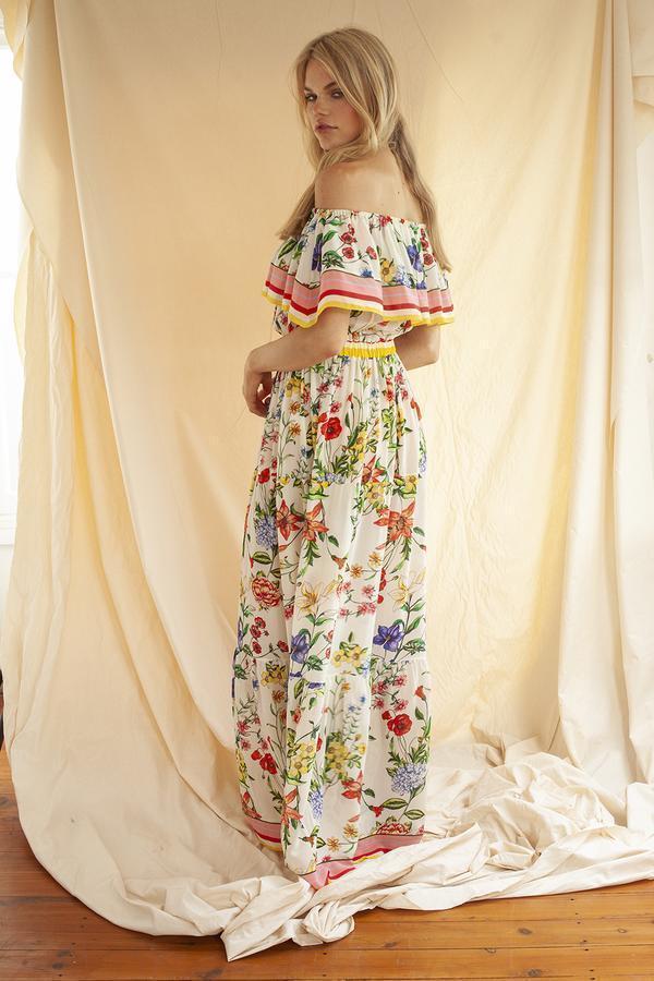 Coco Ribbon Here Comes the Sun Maxi Dress size 10 for rent on The Volte - main image