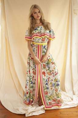 Coco Ribbon Here Comes the Sun Maxi Dress size 10 for rent on The Volte - image 1
