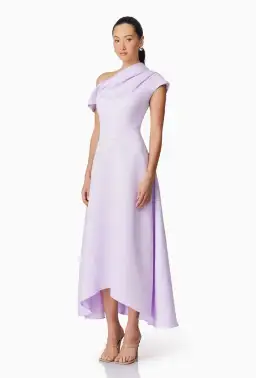 Elliatt Marissa One Shoulder Gown Purple Size AU 8 for rent on The Volte - image 4